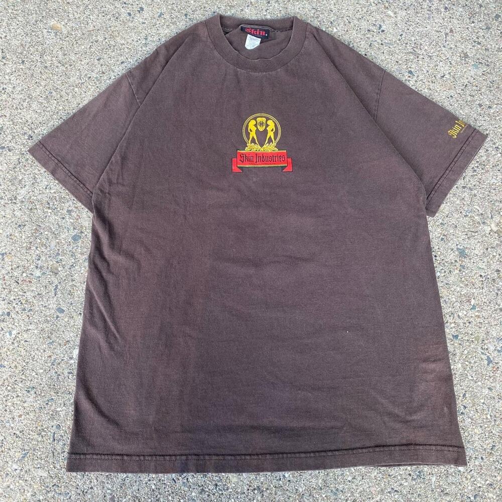 Vintage 90s Skin Industries Skater Surfer Jägermeister Girls Graphic T Shirt